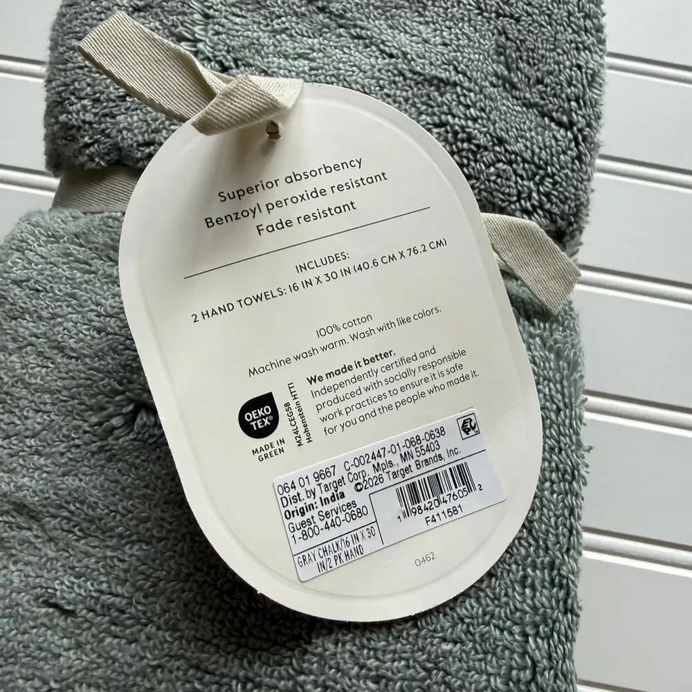 Threshold Spa Plush Hand Towels